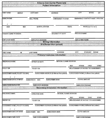 New Patient Registration